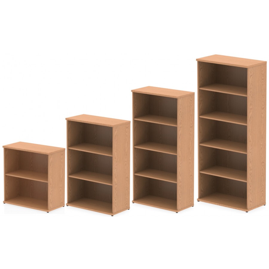 Rayleigh 400mm Deep Wooden Office Bookcase